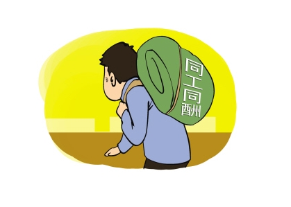 新劳动法同工同酬图片
