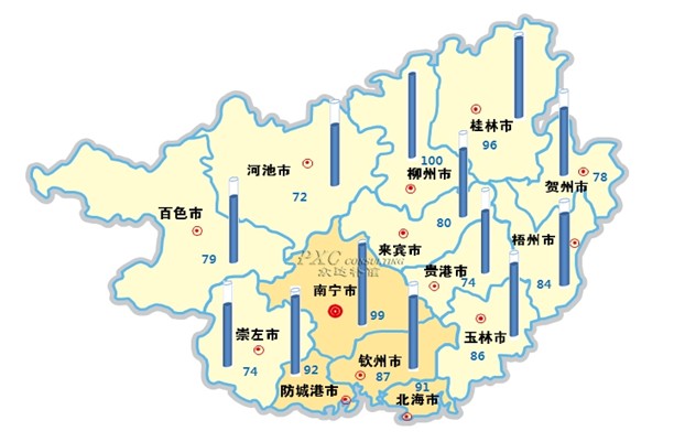 广西省宜州市地图展示