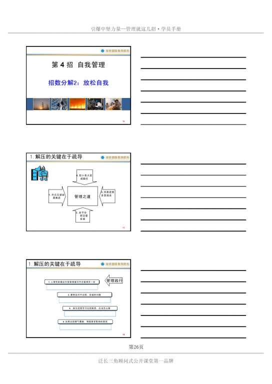 吴群学《管理就这几招》学员手册