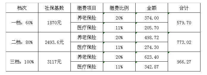 2013年青岛市社保缴纳详算明白纸