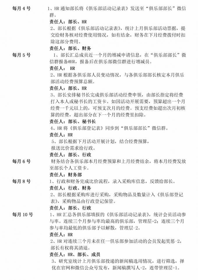 帮助HR减负的公司俱乐部（附俱乐部组建方案）