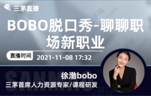 BOBO脱口秀-聊聊职场新职业