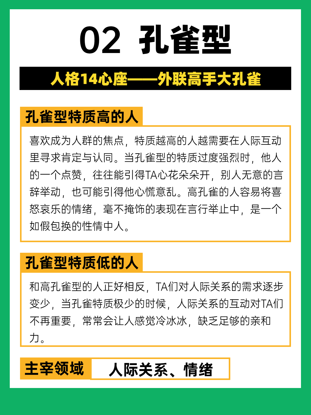 职场识人术——02孔雀型