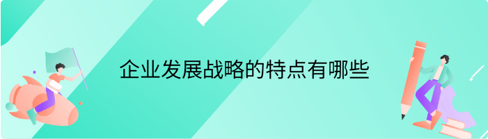 企业发展战略的特点有哪些