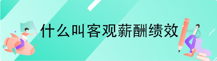 什么叫客观薪酬绩效