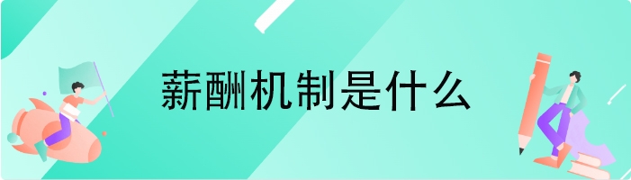 薪酬机制是什么