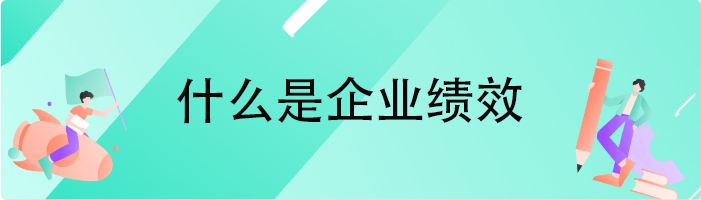 什么是企业绩效