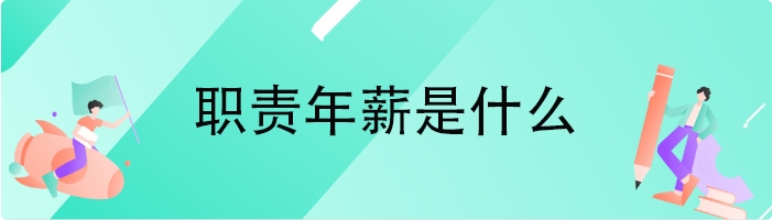 职责年薪是什么