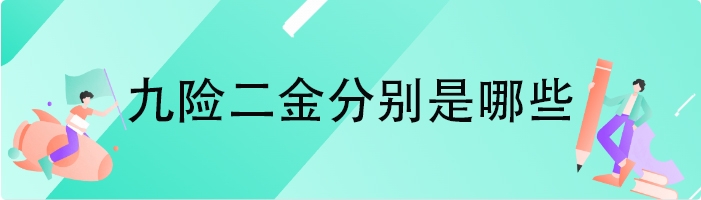 九险二金分别是哪些