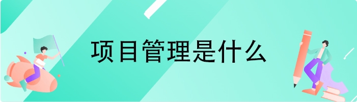 项目管理是什么