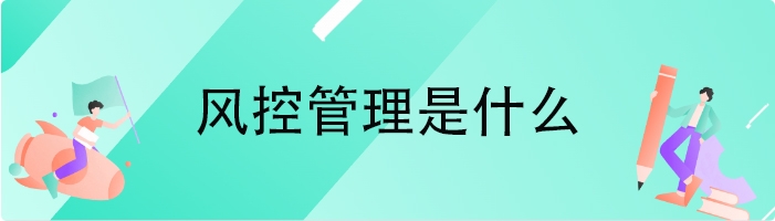 风控管理是什么