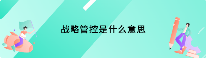 战略管控是什么意思