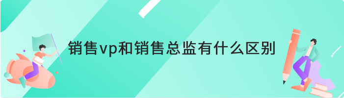 销售vp和销售总监有什么区别