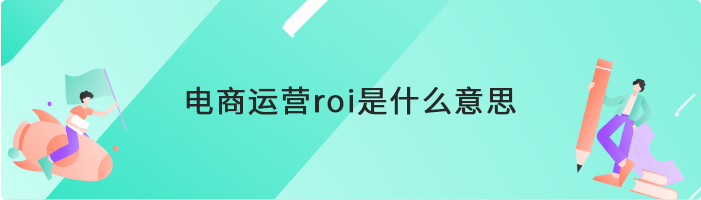 电商运营roi是什么意思