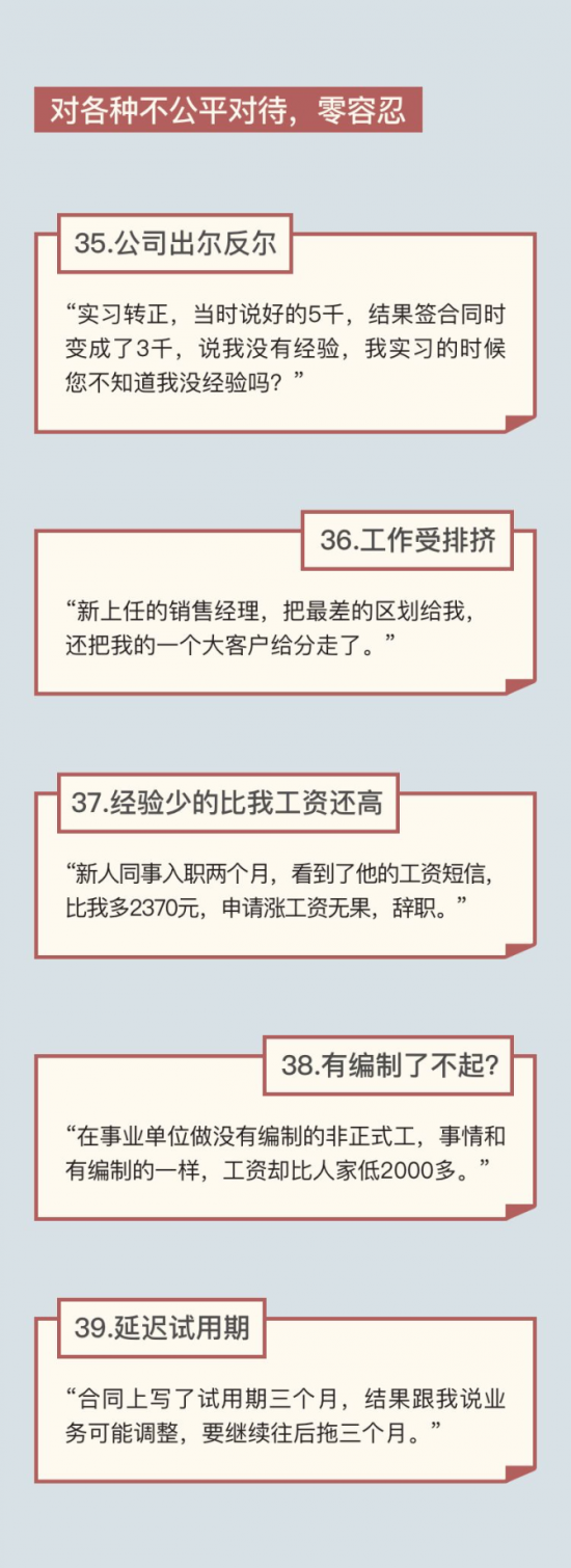 人力葵花, 95后离职的69个理由，看到第3个我就忍不住……