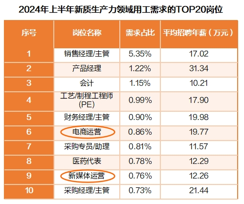 猎聘《2024年上半年热门行业招聘趋势洞察》发布！