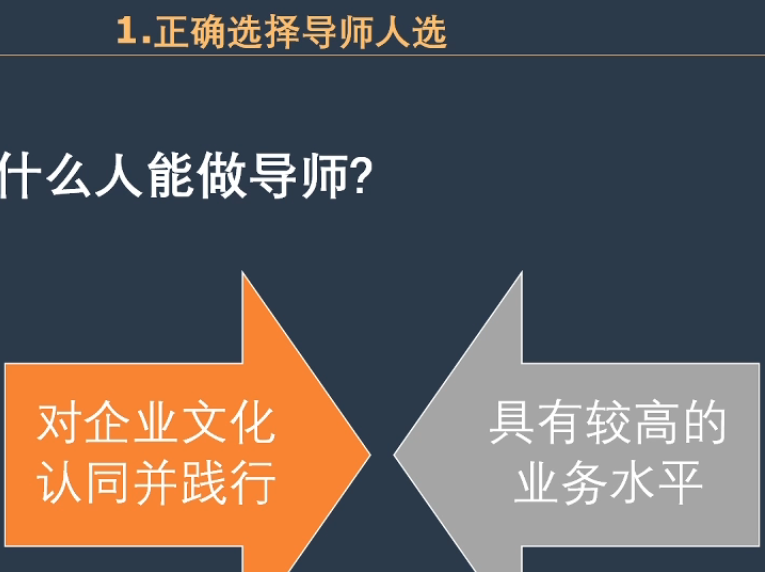 李广27435的课堂笔记-企业导师制的4个关键点