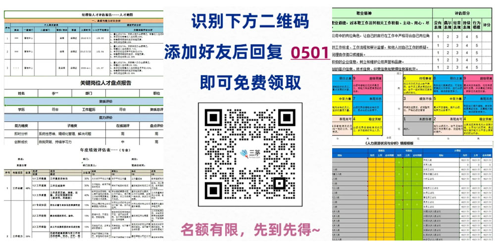 人才盘点的详解PPT以及实用Excel表