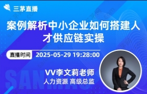 案例解析中小企业如何搭建人才供应链实操
