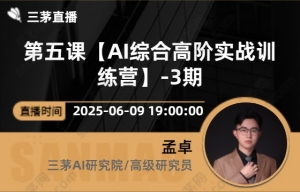 第五课【AI综合高阶实战训练营】-3期