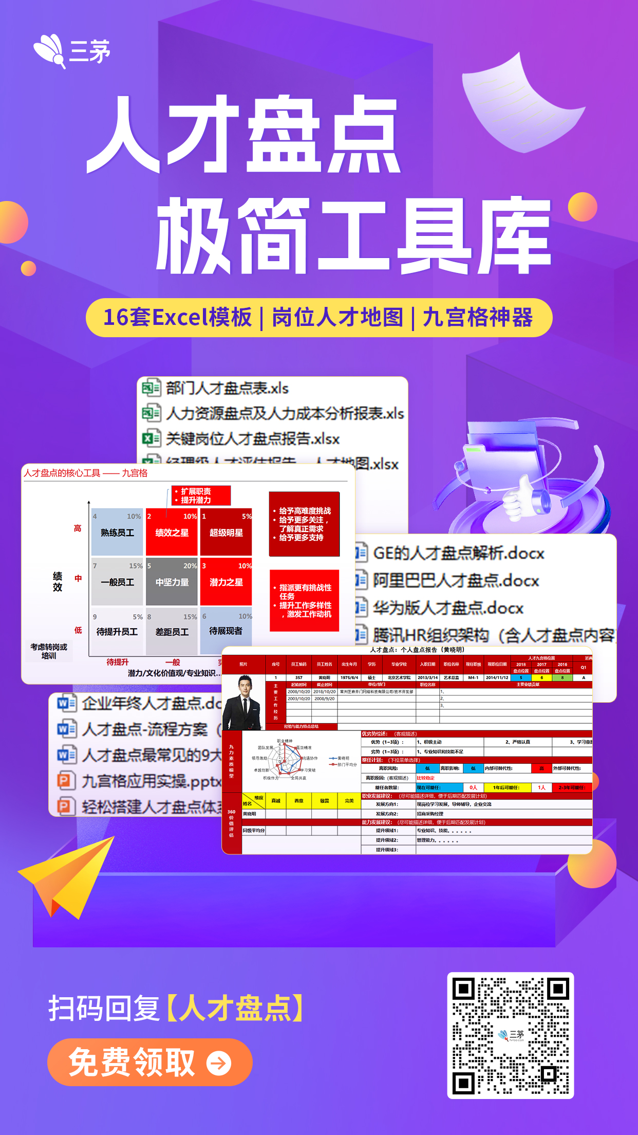 人才盘点实操工具包