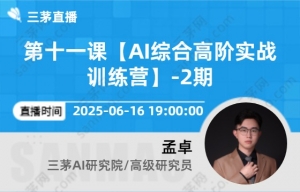 第十一课【AI综合高阶实战训练营】-2期