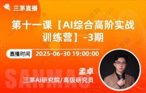 第十一课【AI综合高阶实战训练营】-3期