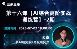 第十六课【AI综合高阶实战训练营】-2期