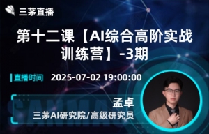 第十二课【AI综合高阶实战训练营】-3期