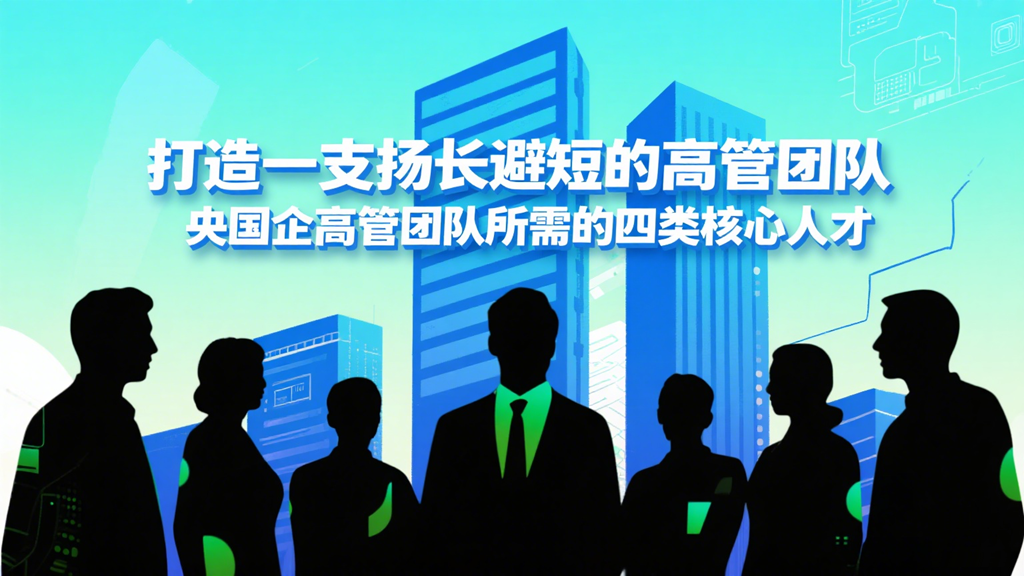 打造一支扬长避短的高管团队：央国企高管团队所需的四类核心人才