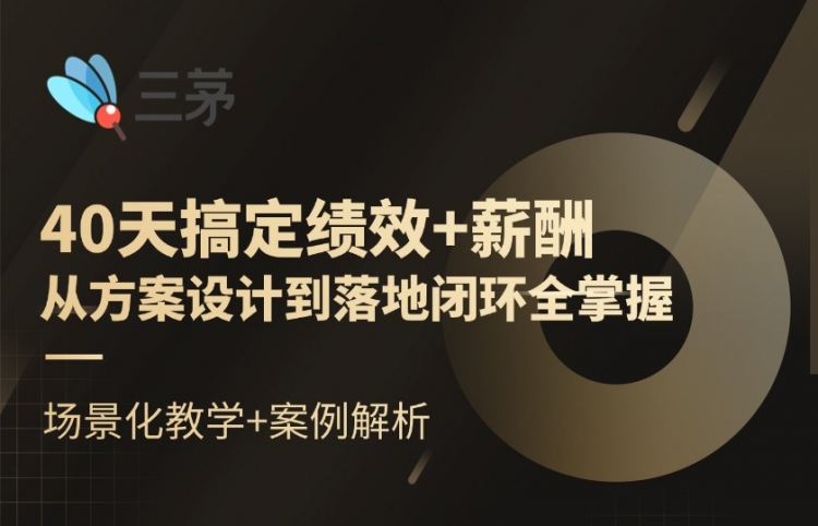 40天搞定绩效+薪酬：从方案设计到落地闭环全掌握