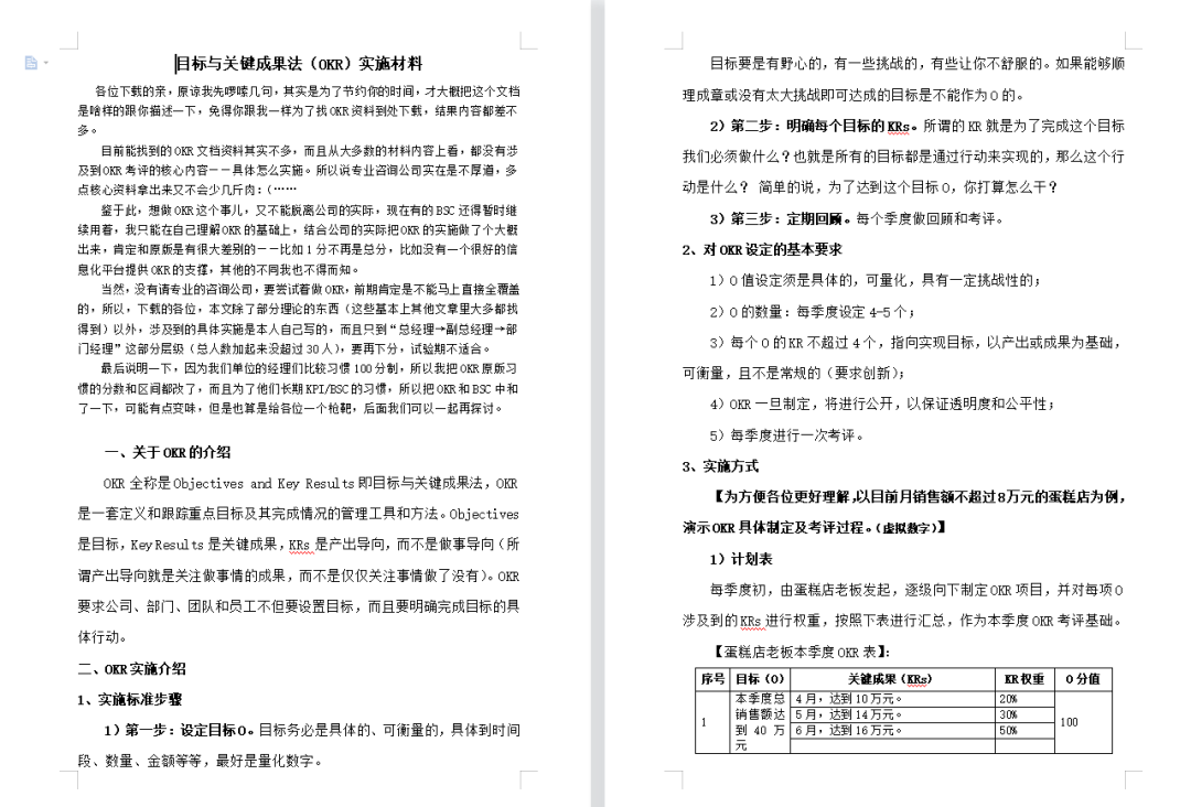OKR管理：从0到1实操大全