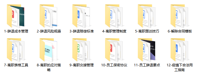 员工离职经济补偿金一览表，超详细！